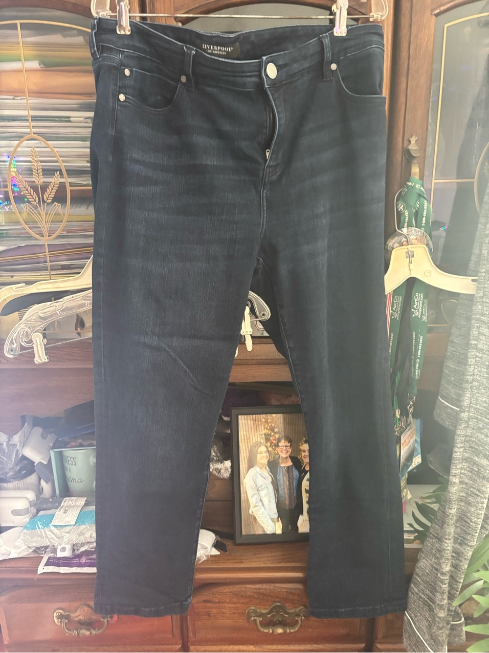 Liverpool Jeans Company Straight Leg Dark Blue Jeans